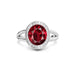 Ruby Platinum Ring R21