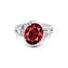 Ruby Platinum Ring R26