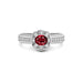 Ruby Platinum Ring R30