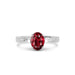 Ruby Platinum Ring R42