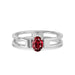 Ruby Platinum Ring R45
