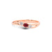 Ruby Rose Gold Ring R1