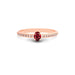 Ruby Rose Gold Ring R4
