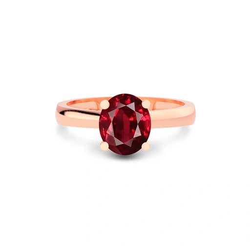 Ruby Rose Gold Ring R7