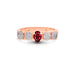 Ruby Rose Gold Ring R10