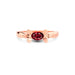 Ruby Rose Gold Ring R12