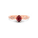 Ruby Rose Gold Ring R15