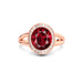 Ruby Rose Gold Ring R21