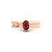 Ruby Rose Gold Ring R24