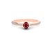 Ruby Rose Gold Ring R25