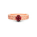 Ruby Rose Gold Ring R33
