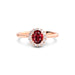 Ruby Rose Gold Ring R35