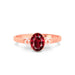 Ruby Rose Gold Ring R38