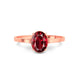 Ruby Rose Gold Ring R41