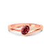 Ruby Rose Gold Ring R44