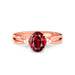 Ruby Rose Gold Ring R46