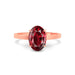 Ruby Rose Gold Ring R49