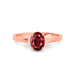 Ruby Rose Gold Ring R54