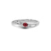 Ruby Sterling Silver Ring R1