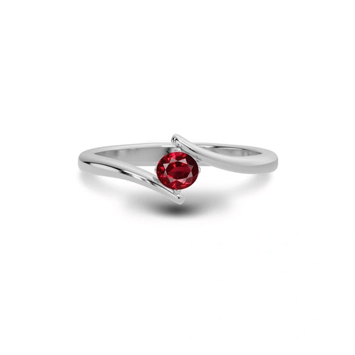 Ruby Sterling Silver Ring R2