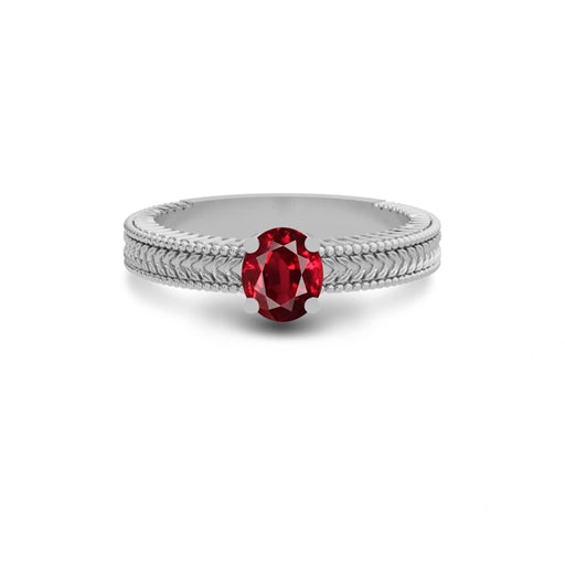 Ruby Sterling Silver Ring R3