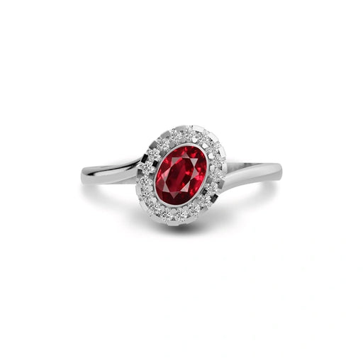 Ruby Sterling Silver Ring R5