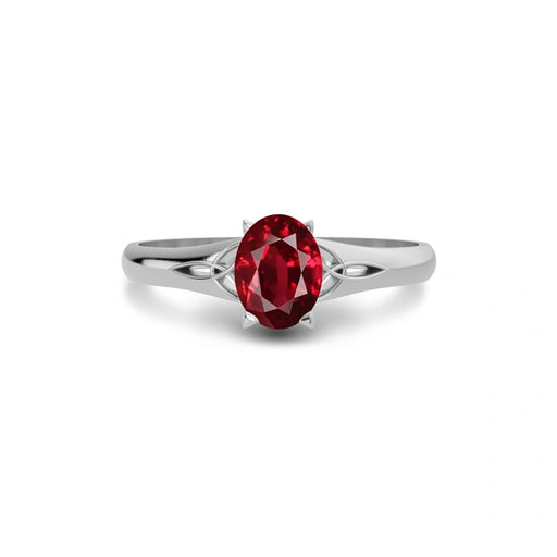 Ruby Sterling Silver Ring R6
