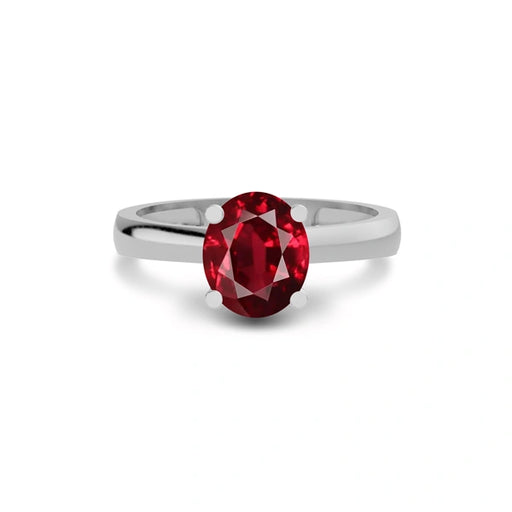 Ruby Sterling Silver Ring R7