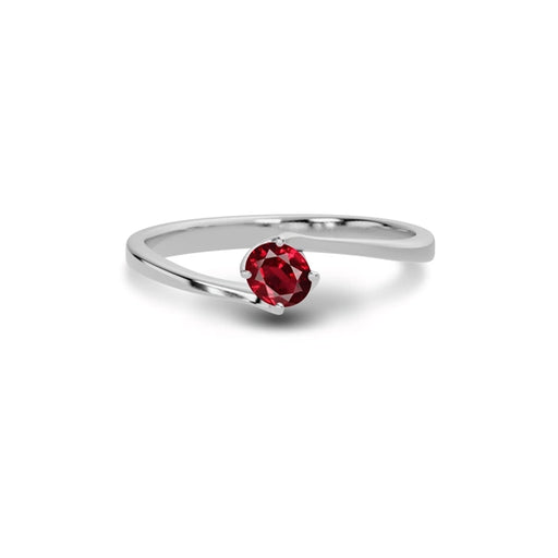 Ruby Sterling Silver Ring R8