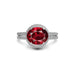 Ruby Sterling Silver Ring R11