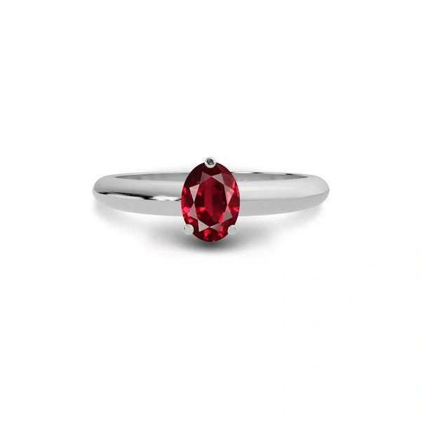 Ruby Sterling Silver Ring R13