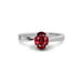 Ruby Sterling Silver Ring R16