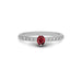 Ruby Sterling Silver Ring R20