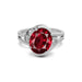 Ruby Sterling Silver Ring R26