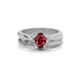 Ruby Sterling Silver Ring R27