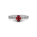 Ruby Sterling Silver Ring R29