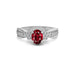 Ruby Sterling Silver Ring R31