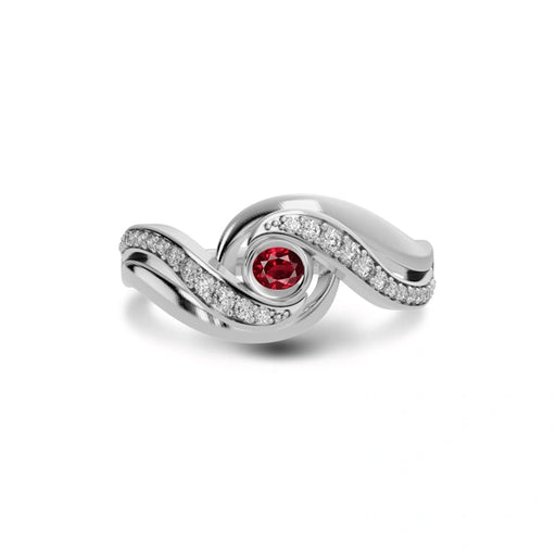 Ruby Sterling Silver Ring R32