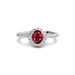 Ruby Sterling Silver Ring R35