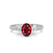 Ruby Sterling Silver Ring R38