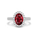 Ruby Sterling Silver Ring R40