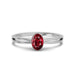 Ruby Sterling Silver Ring R43