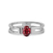 Ruby Sterling Silver Ring R45