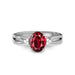 Ruby Sterling Silver Ring R46