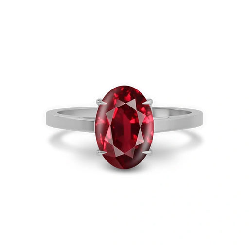 Ruby Sterling Silver Ring R49