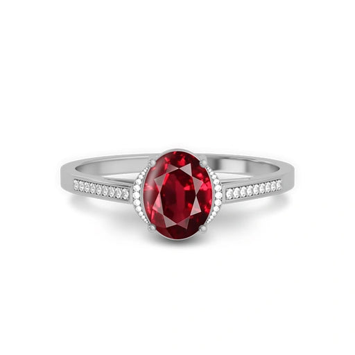 Ruby Sterling Silver Ring R53