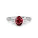 Ruby Sterling Silver Ring R53