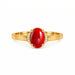 Red Coral Gold Ring R54