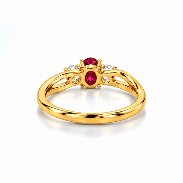 Ruby Gold Ring R1