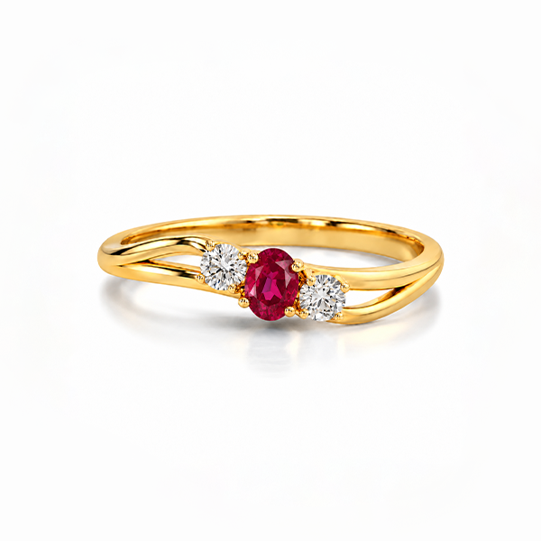Ruby Gold Ring R1